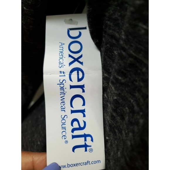 Boxer Craft Women's Gray Polyester Long Sleeve V-Neck Casual Shirt Size Small - Picture 8 of 10